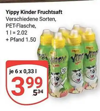 Globus Yippy kinder fruchtsaft Angebot