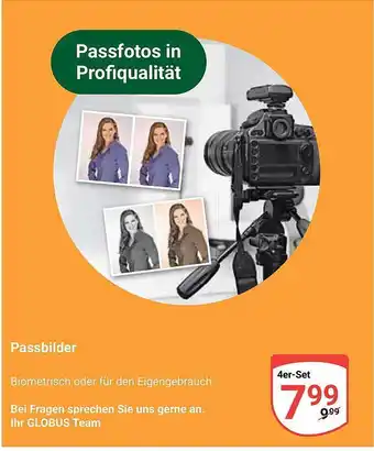 Globus Passbilder Angebot