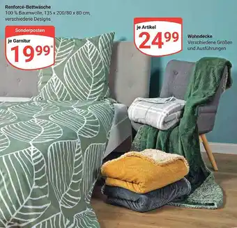 Globus Renforcé-bettwäsche oder wohndecke Angebot