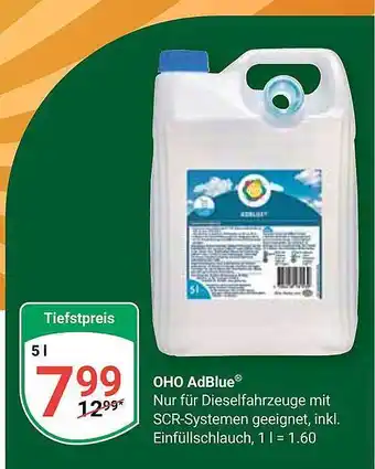 Globus Oho adblue Angebot