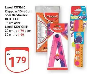 Globus Lineal cosmic oder geodreieck oder lineal kidy-grip Angebot