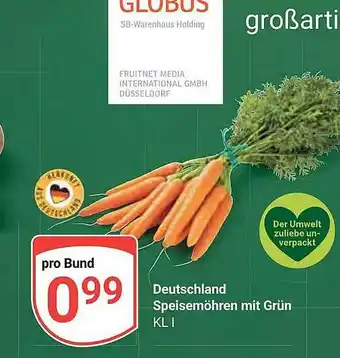 Globus Deutschland speisemöhren mit grün Angebot