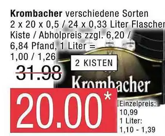 Marktkauf Krombacher Angebot