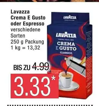 Marktkauf Lavazza crema e gusto oder espresso Angebot