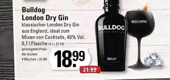 Meyer's Frischemarkt Bulldog london dry gin Angebot