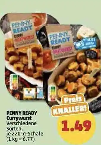 PENNY Penny ready currywurst Angebot