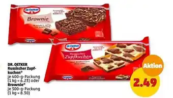 PENNY Dr oetker russischer zupfkuchen oder brownie Angebot