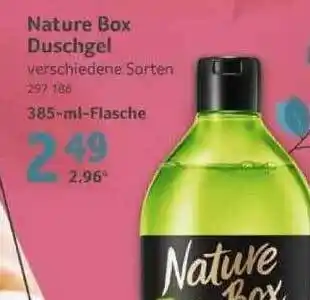 Selgros Nature box duschgel Angebot