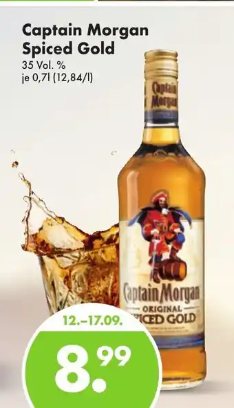 Trink und Spare Captain Morgan Spiced Gold 700 ml Angebot