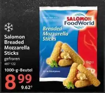 Selgros Salomon breaded mozzarella sticks Angebot