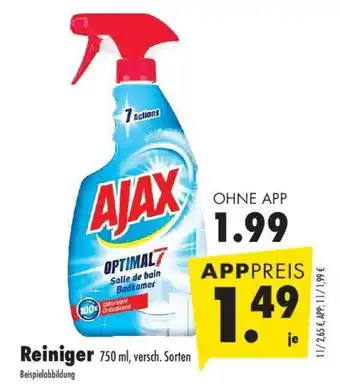 Mäc Geiz Ajax Reiniger 750ml Angebot