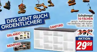 CENTERSHOP Schuregal 10 fächer Angebot