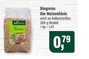 Markant Biogreno bio weizenkleie Angebot