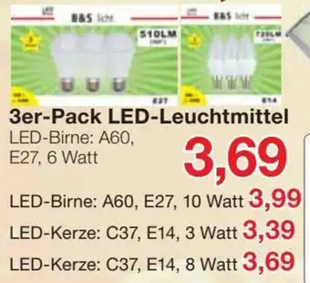 Jawoll 3er Pack LED Leuchtmittel Angebot