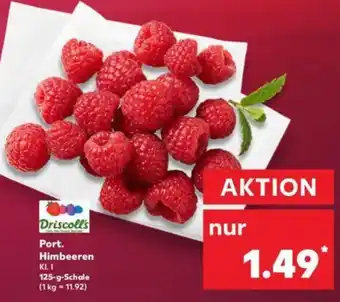 Kaufland Driscoll's Port. Himbeeren 125 g Schale Angebot