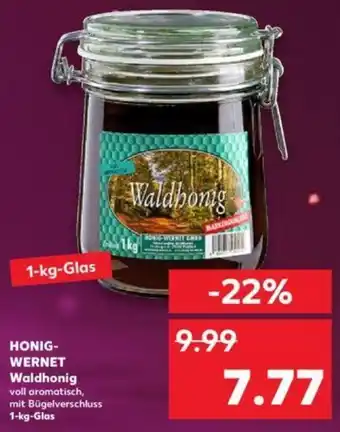 Kaufland Honigwernet Waldhonig 1 kg Glas Angebot