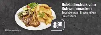 Scheck-in-Center Holzfällersteak vom schweinenacken Angebot