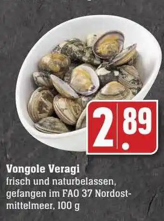 Scheck-in-Center Vongole veragi Angebot