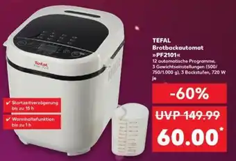 Kaufland Tefal Brotbackautomat PF2101 Angebot