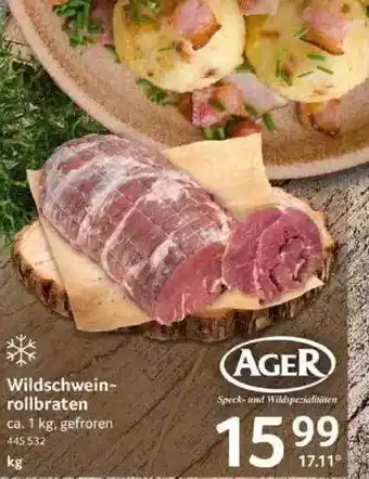 Selgros Wildschwein rollbraten Angebot