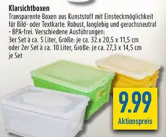 diska Klarsichtboxen Angebot