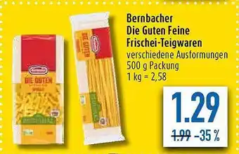 diska Bernbacher die guten feine frischei-teigwaren Angebot