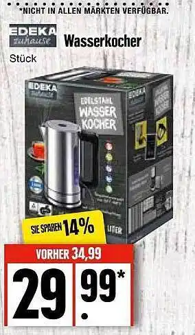 E-Center Edeka zuhause wasserkocher Angebot