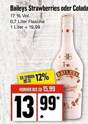 E-Center Baileys strawberries oder colada Angebot