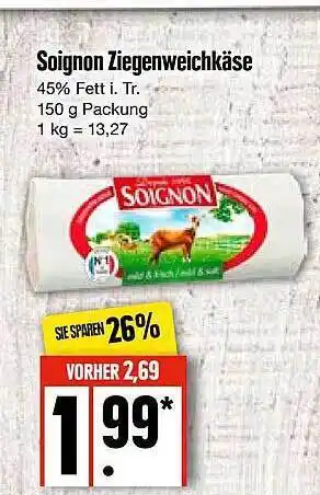 E-Center Soignon ziegenweichkäse Angebot