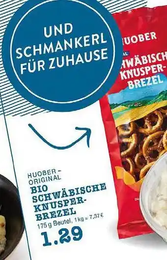 Edeka Zurheide Huober - original bio schwäbische knusperbrezel Angebot