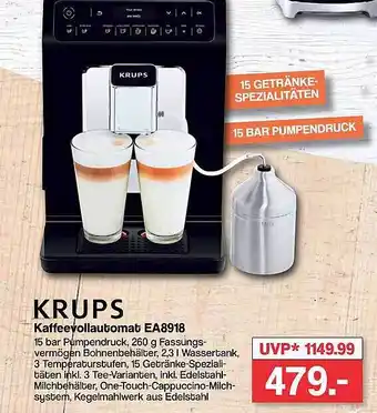 Famila Nord West Krups kaffeevollautomat ea8918 Angebot