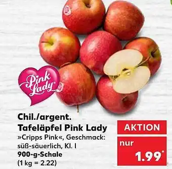 Kaufland Chil.argent. tafeläpfel pink lady Angebot