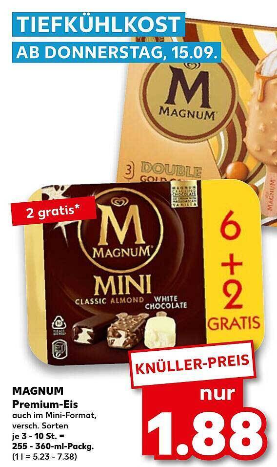 Magnum premiumeis Angebot bei Kaufland