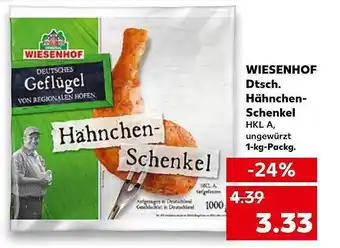 Kaufland Wiesenhof dtsch. hähnchenschenkel Angebot