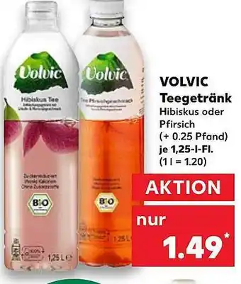 Kaufland Volvic teegetränk Angebot