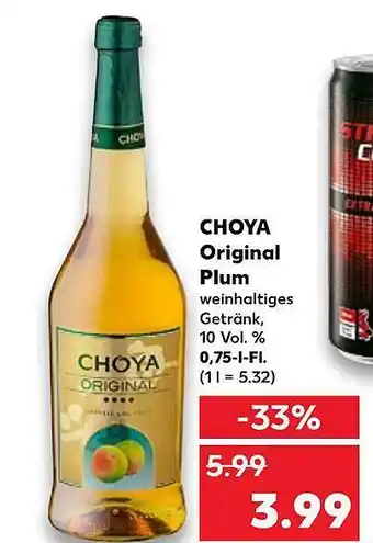 Kaufland Choya original plum Angebot