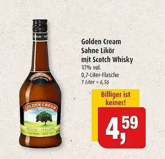 Markant Golden cream sahne likör mit scotch whisky Angebot