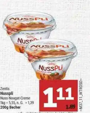 Marktkauf Zentis nusspli Angebot