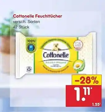 Netto Marken-Discount Cottonelle feuchttücher Angebot