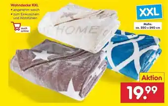 Netto Marken-Discount Wohndecke xxl Angebot