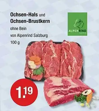 V Markt Ochsen-hals oder -brustkern alpenrind Angebot