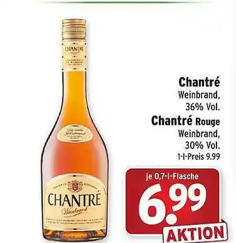 Wasgau Chantré weinbrand, chantré rouge Angebot