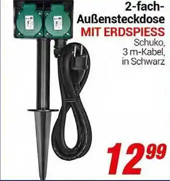 CENTERSHOP 2 facht außensteckdose mit erdspiess Angebot