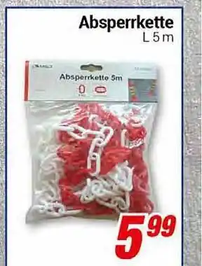 CENTERSHOP Absperrkette Angebot