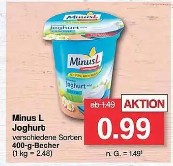 Famila Nord West Minusl joghurt Angebot