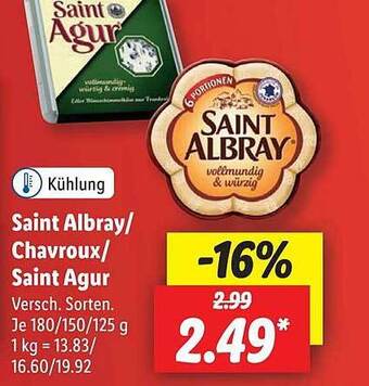 Lidl Saint albray, chaumes, saint agur Angebot