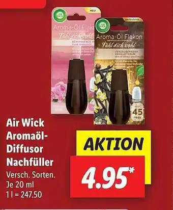 Lidl Air wick aromaöl-diffusor nachfüller Angebot