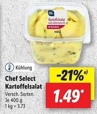 Lidl Chef select kartoffelsalat Angebot