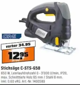 OBI CMI Stichsäge C-STS-650 Angebot