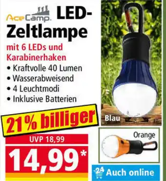 Norma LED Zeltlampe Angebot